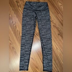 Gray Patterned Leggings